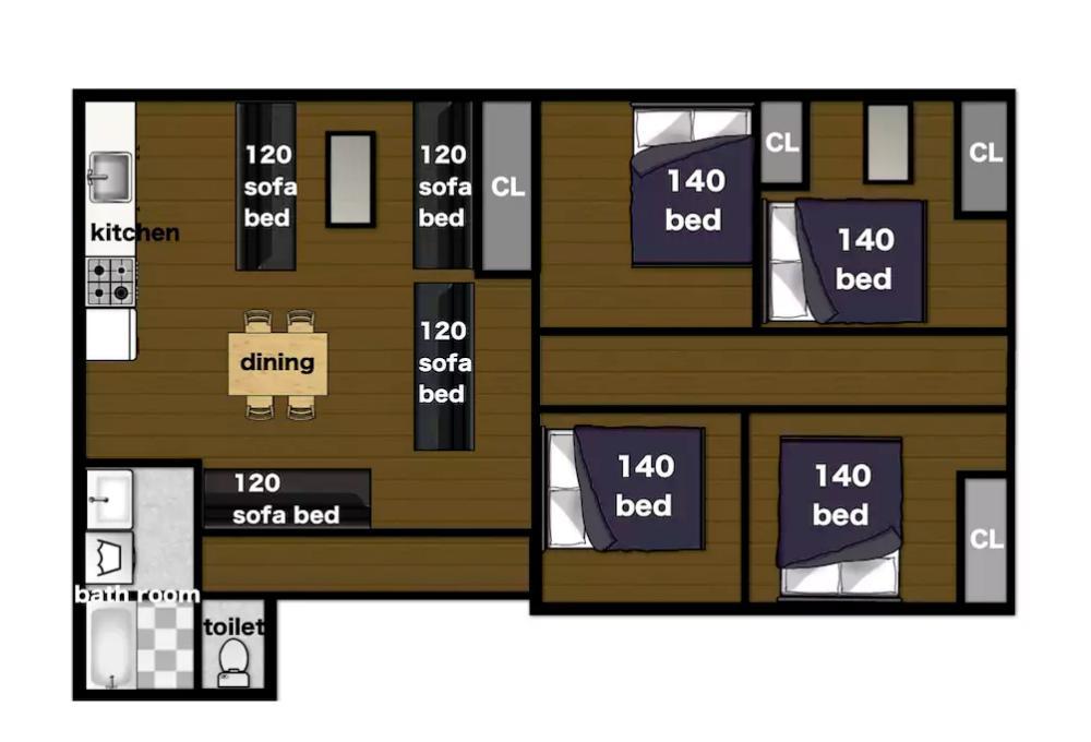 Apartamento Sakuragawa House Osaka Exterior foto